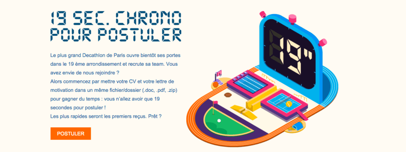 campagne recrutement decathlon