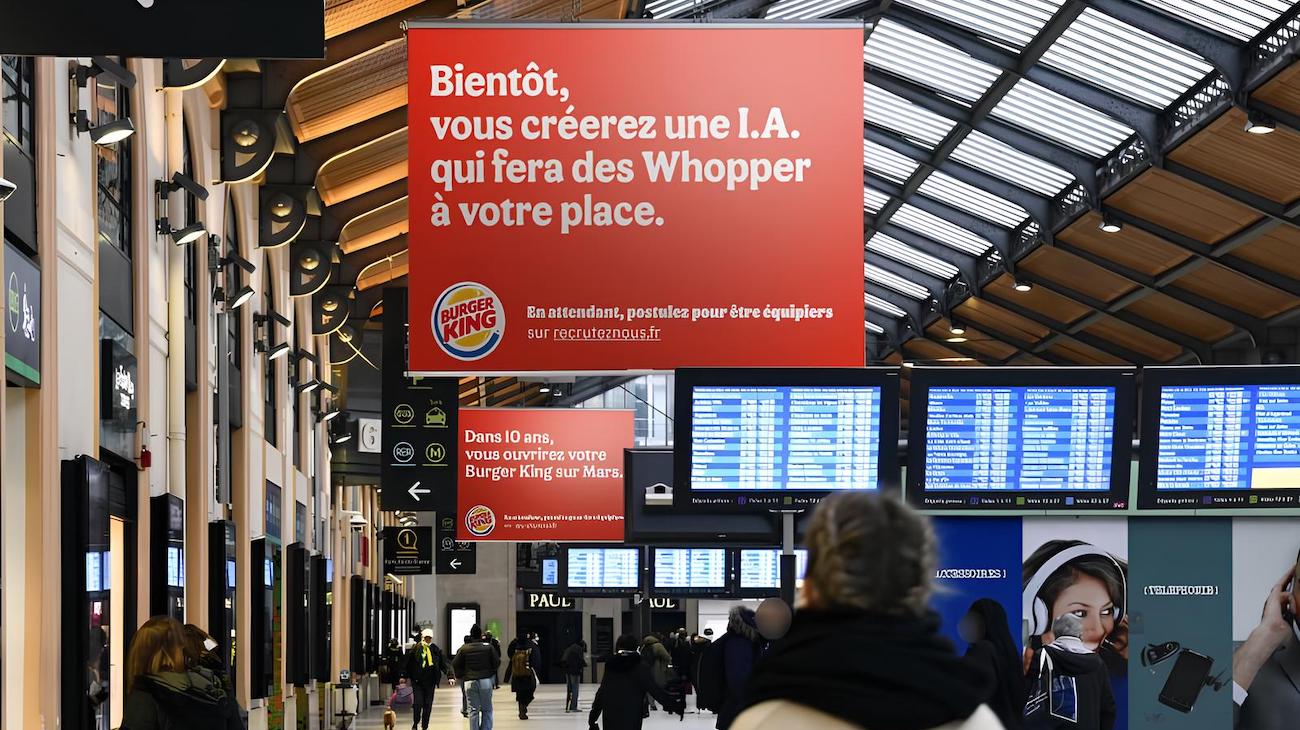 campagne recrutement burger king